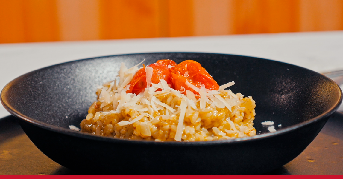 Risoto de pesto