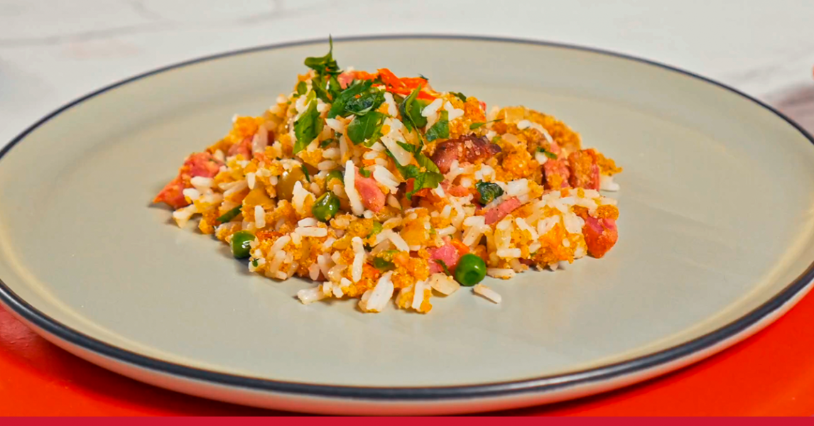 Arroz farofado