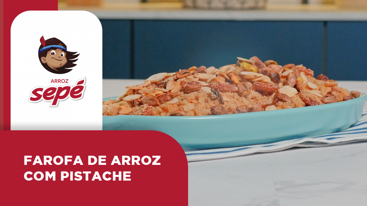 Receitas Arroz Sep Farofa De Arroz Com Pistache