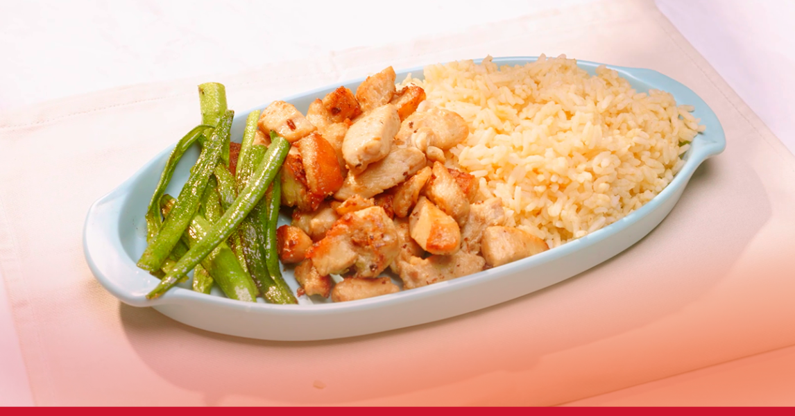Arroz de Frango com Quiabo